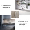 image:imageProbrico 20 Pack  Brushed Nickel Kitchen Cabinet Pulls 3 Hole Centers Solid Stainless Steel Modern Euro T Bar Handles Bedroom Dresser Drawer Cabinet Cupboard Pull Knobs 5 Overall LengthBrushed Nickel