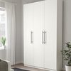 image:imageProbrico 20 Pack  Brushed Nickel Kitchen Cabinet Pulls 3 Hole Centers Solid Stainless Steel Modern Euro T Bar Handles Bedroom Dresser Drawer Cabinet Cupboard Pull Knobs 5 Overall LengthBrushed Nickel