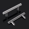 image:imageProbrico 20 Pack  Brushed Nickel Kitchen Cabinet Pulls 3 Hole Centers Solid Stainless Steel Modern Euro T Bar Handles Bedroom Dresser Drawer Cabinet Cupboard Pull Knobs 5 Overall LengthBrushed Nickel