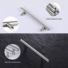image:imageProbrico 20 Pack  Brushed Nickel Kitchen Cabinet Pulls 3 Hole Centers Solid Stainless Steel Modern Euro T Bar Handles Bedroom Dresser Drawer Cabinet Cupboard Pull Knobs 5 Overall LengthBrushed Nickel