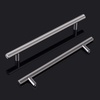 image:imageProbrico 20 Pack  Brushed Nickel Kitchen Cabinet Pulls 3 Hole Centers Solid Stainless Steel Modern Euro T Bar Handles Bedroom Dresser Drawer Cabinet Cupboard Pull Knobs 5 Overall LengthBrushed Nickel