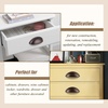 image:imageProbrico 20 Pack Cabinet Bin Cup Drawer Handles Pulls Kitchen Cabinet Door Hardware Oil Rubbed Bronze 3 Inch76mm Hole Center Semicircle Cup Dresser Closet Furniture Door Pulls