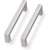 image:imageProbrico 4 Inch Satin Nickel Cabinet Pulls Stainless Steel 10 Pack Door Cabinet HandlesDrawer Dresser Pull Knobs Kitchen Furniture Hardware for Cupboard WardrobeTotal Lenght412 Inch 114mmBrushed Nickel