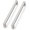 image:imageProbrico 4 Inch Satin Nickel Cabinet Pulls Stainless Steel 10 Pack Door Cabinet HandlesDrawer Dresser Pull Knobs Kitchen Furniture Hardware for Cupboard WardrobeTotal Lenght412 Inch 114mmBrushed Nickel
