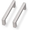 image:imageProbrico 4 Inch Satin Nickel Cabinet Pulls Stainless Steel 10 Pack Door Cabinet HandlesDrawer Dresser Pull Knobs Kitchen Furniture Hardware for Cupboard WardrobeTotal Lenght412 Inch 114mmBrushed Nickel