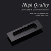 image:imageProbrico 5 Pack Black Recessed Flush Pulls Rectangular Recessed Sliding Finger Pulls Stainless Steel Sliding Door Handles 472 Length Recessed Flush Handles Recessed Door Pull Handles