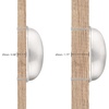 image:imageProbrico 6 Pack Gold Drawer Pulls 3 Inch Hole Center Modern Style Zinc Alloy Easy to Install Kitchen Cabinet HardwareBrushed Nickel