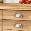 image:imageProbrico 6 Pack Gold Drawer Pulls 3 Inch Hole Center Modern Style Zinc Alloy Easy to Install Kitchen Cabinet HardwareBrushed Nickel