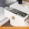 image:imageProbrico 6 Pack Gold Drawer Pulls 3 Inch Hole Center Modern Style Zinc Alloy Easy to Install Kitchen Cabinet HardwareChampagne Bronze