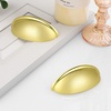 image:imageProbrico 6 Pack Gold Drawer Pulls 3 Inch Hole Center Modern Style Zinc Alloy Easy to Install Kitchen Cabinet HardwareGold