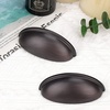 image:imageProbrico 6 Pack Gold Drawer Pulls 3 Inch Hole Center Modern Style Zinc Alloy Easy to Install Kitchen Cabinet HardwareOil Rubbed Bronze