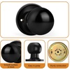 image:imageProbrico Ball Dummy Door Knob Stainless Steel Inactive Door Knobs Brushed Nickel 2 PackBlack