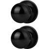 image:imageProbrico Ball Dummy Door Knob Stainless Steel Inactive Door Knobs Brushed Nickel 2 PackBlack