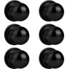 image:imageProbrico Ball Dummy Door Knob Stainless Steel Inactive Door Knobs Brushed Nickel 2 PackBlack
