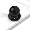 image:imageProbrico Ball Dummy Door Knob Stainless Steel Inactive Door Knobs Brushed Nickel 2 PackBlack