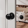 image:imageProbrico Ball Dummy Door Knob Stainless Steel Inactive Door Knobs Brushed Nickel 2 PackBlack