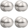 image:imageProbrico Ball Dummy Door Knob Stainless Steel Inactive Door Knobs Brushed Nickel 2 PackBrushed Nickel