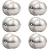 image:imageProbrico Ball Dummy Door Knob Stainless Steel Inactive Door Knobs Brushed Nickel 2 PackBrushed Nickel