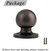 image:imageProbrico Ball Dummy Door Knob Stainless Steel Inactive Door Knobs Brushed Nickel 2 PackOil Rubbed Bronze