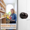 image:imageProbrico Ball Dummy Door Knob Stainless Steel Inactive Door Knobs Brushed Nickel 2 PackOil Rubbed Bronze