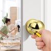 image:imageProbrico Ball Dummy Door Knob Stainless Steel Inactive Door Knobs Brushed Nickel 2 PackPolished Brass