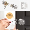 image:imageProbrico Ball Passage Door Knobs Handles Hall Closet Keyless Door Lock in Brushed Nickel Finish 3 Pack