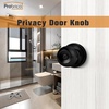 image:imageProbrico Ball Privacy Door Knobs BedBath Door Locks Brushed NickelBlack
