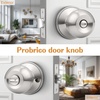 image:imageProbrico Ball Privacy Door Knobs BedBath Door Locks Brushed NickelBrushed Nickel