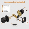 image:imageProbrico Ball Privacy Door Knobs BedBath Door Locks Brushed NickelOil Rubbed Bronze