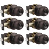 image:imageProbrico Ball Privacy Door Knobs BedBath Door Locks Brushed NickelOil Rubbed Bronze