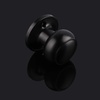 image:imageProbrico Black Half Dummy Door Knobs Round NonTurning Inactive Door Knobs Handles for Closet French Door4 Pack1 Pack