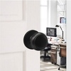 image:imageProbrico Black Half Dummy Door Knobs Round NonTurning Inactive Door Knobs Handles for Closet French Door4 Pack3 Pack