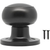 image:imageProbrico Black Half Dummy Door Knobs Round NonTurning Inactive Door Knobs Handles for Closet French Door4 Pack6 Pack