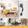 image:imageProbrico Black Lower Half Front Entry Handleset Heavy Duty Entry Door Handle with Interior Reversible Handed Lever Lock Grip Handle with Wave Lever Keyless Door Locks 1PackOil Rubbed Bronze
