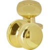 image:imageProbrico Brushed Nickel Passage Door Knobs Round Handles for Hall or Closet Knobs Keyless Hardware 5 PackPolished Brass