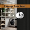 image:imageProbrico Brushed Nickel Passage Door Knobs Round Handles for Hall or Closet Knobs Keyless Hardware 5 PackPolished Chrome
