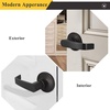 image:imageProbrico Classic Passage Door Lever Hall and Closet Handle Heavy Duty Oil Rubbed Bronze Door Lever for Left or Right Handing 2 Pack