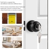 image:imageProbrico Colonial Keyed Entry Door Knob Oil Rubbed Bronze Entrance Door Lock Single Cylinder Keyed Door Lock for Interior ExteriorBlack