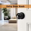 image:imageProbrico Colonial Keyed Entry Door Knob Oil Rubbed Bronze Entrance Door Lock Single Cylinder Keyed Door Lock for Interior ExteriorBlack