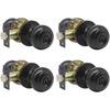 image:imageProbrico Colonial Keyed Entry Door Knob Oil Rubbed Bronze Entrance Door Lock Single Cylinder Keyed Door Lock for Interior ExteriorBlack