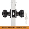 image:imageProbrico Colonial Keyed Entry Door Knob Oil Rubbed Bronze Entrance Door Lock Single Cylinder Keyed Door Lock for Interior ExteriorOil Rubbed Bronze