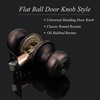 image:imageProbrico Colonial Keyed Entry Door Knob Oil Rubbed Bronze Entrance Door Lock Single Cylinder Keyed Door Lock for Interior ExteriorOil Rubbed Bronze