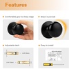 image:imageProbrico Door Knobs Interior Passage Door Knobs in Oil Rubbed Bronze FinishBall Shape Door Hardware for Hallway or Closet1 PackBlack