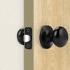 image:imageProbrico Door Knobs Interior Passage Door Knobs in Oil Rubbed Bronze FinishBall Shape Door Hardware for Hallway or Closet1 PackBlack