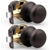 image:imageProbrico Door Knobs Interior Passage Door Knobs in Oil Rubbed Bronze FinishBall Shape Door Hardware for Hallway or Closet1 PackOil Rubbed Bronze