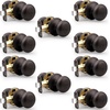 image:imageProbrico Door Knobs Interior Passage Door Knobs in Oil Rubbed Bronze FinishBall Shape Door Hardware for Hallway or Closet1 PackOil Rubbed Bronze