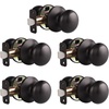 image:imageProbrico Door Knobs Interior Passage Door Knobs in Oil Rubbed Bronze FinishBall Shape Door Hardware for Hallway or Closet1 PackOil Rubbed Bronze
