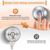 image:imageProbrico Fingerprint Door Lock Smart Door Knob Fingerprint Door Knob with APP Control for Bedroom Garage Office Closet Apartment Round Electronic Door Lock Satin NickelSatin Nickel