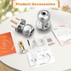 image:imageProbrico Fingerprint Door Lock Smart Door Knob Fingerprint Door Knob with APP Control for Bedroom Garage Office Closet Apartment Round Electronic Door Lock Satin NickelSatin Nickel