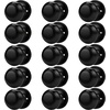 image:imageProbrico Flat Ball Single Dummy Door Knobs NonTurning Interior Door Handles Oil Rubbed Bronze 10 PackBlack